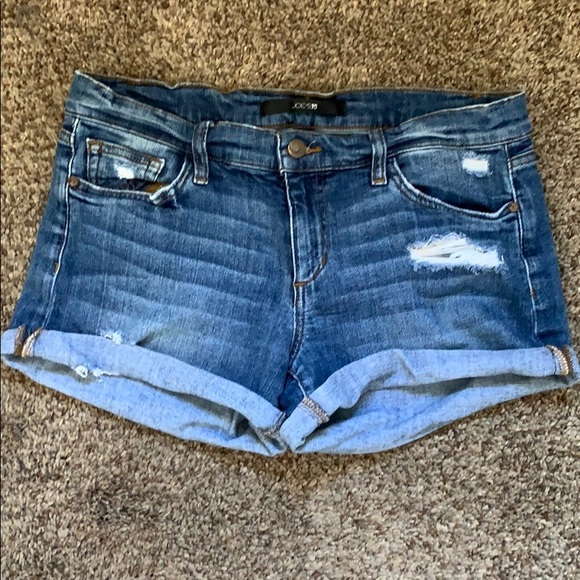 Joe’s denim distressed jean shorts - Picture 1 of 2